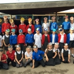 We made ourselves into earths, suns and moons to do some science-based drama!